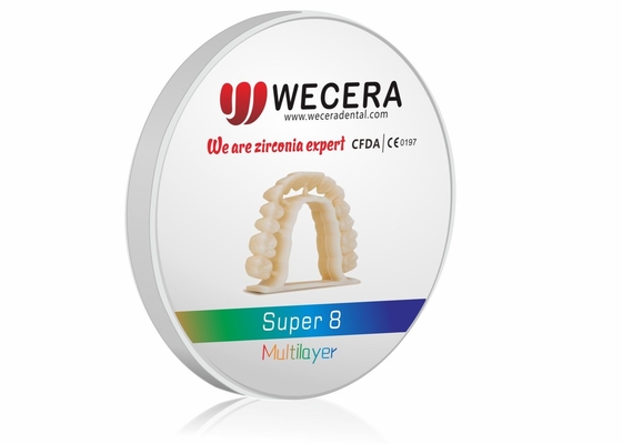 98mm/95mm Dental Zirconia Blank A Of Dental In Fracture Toughness 5 MPa·m1/2
