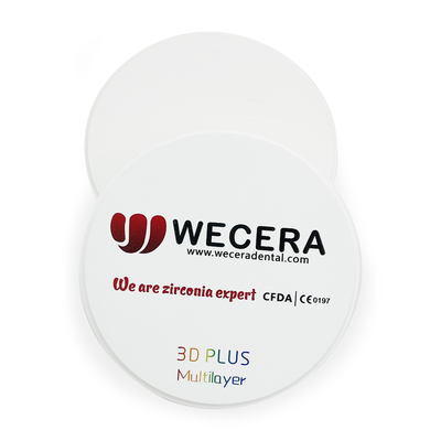 A1 3D Multilayer Yttria Stabilized Zirconia Dental Zirconium Oxide CE Approved