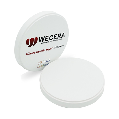 Dental 3D Pro Multilayer Yttria Stabilised Zirconia Block 1050Mpa For Veneer