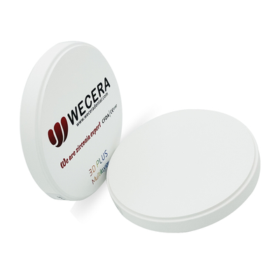 A1 High Translucent Multi Layer Zirconia Blank D98*12mm For Open CAD CAM System