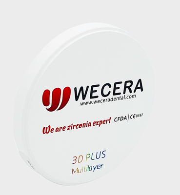 1050Mpa Strength Pre Shaded Zirconia Blocks