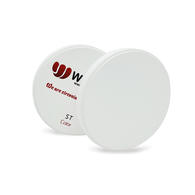 Wecera A1 A2 A3 Pre Shaded Zirconia Blocks CAD CAM Materials 1100Mpa Strength