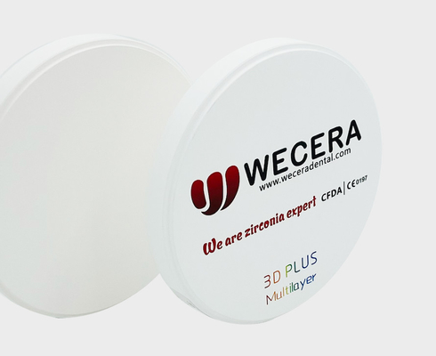 Pre-Colored Zirconia Disks Transmittance 49% Raw Material 100% Tosoh Zirconia Powder