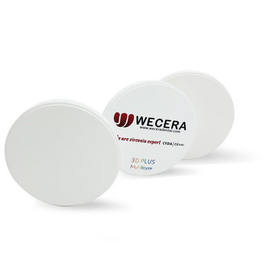 10mm-25mm Thickness MultiLayer Zirconia Disc With Smooth Surface 100 Years Life Time