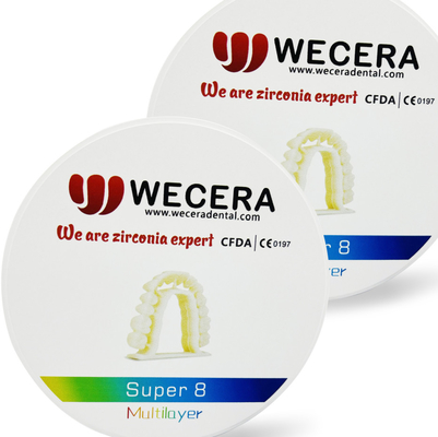 Multilayer Zirconia Block Sintering Density 6.0g/cm3 and Chemical Solubility 100 μg/cm2 for Long-Lasting Dental Restorations