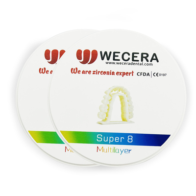 Multi-Layer Ceramic Disc for Roland/VHF/imes-icore 1200 Mpa Strength 10-25mm Thickness