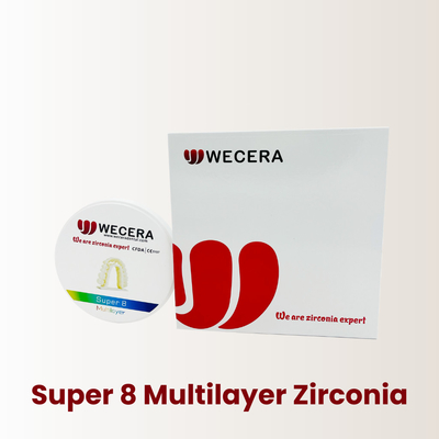 Smooth Surface Dental Zirconia Disk for High Flexural Strength 700Mpa-1200Mpa