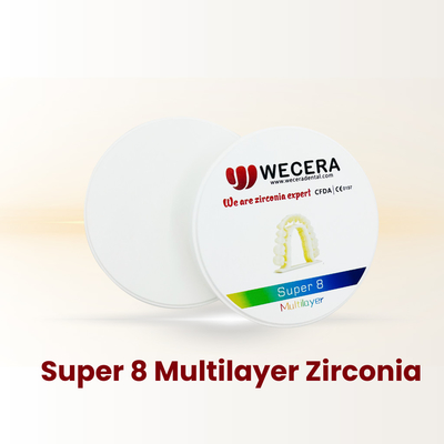 6.0g/cm3 Multilayer Zirconia Block Sintering Program 1500 Degree for Dental Restorations