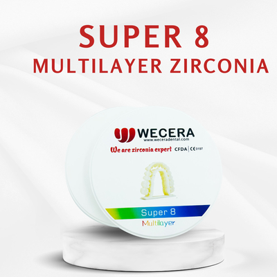 Zirconia Multi-Layer Oxide Disc for Roland/VHF/imes-icore Durable and Machining Solution