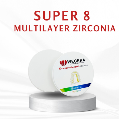 16 Vita Colors 3 Bleach Colors Multi-Layer Multilayer Zirconia Disc Oxide Blank High Translucency 57% Competition