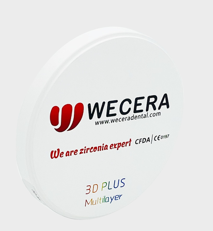 Ceramic 3D Multilayer Zirconia Block 1050 Mpa Classic VITA 16 Shades
